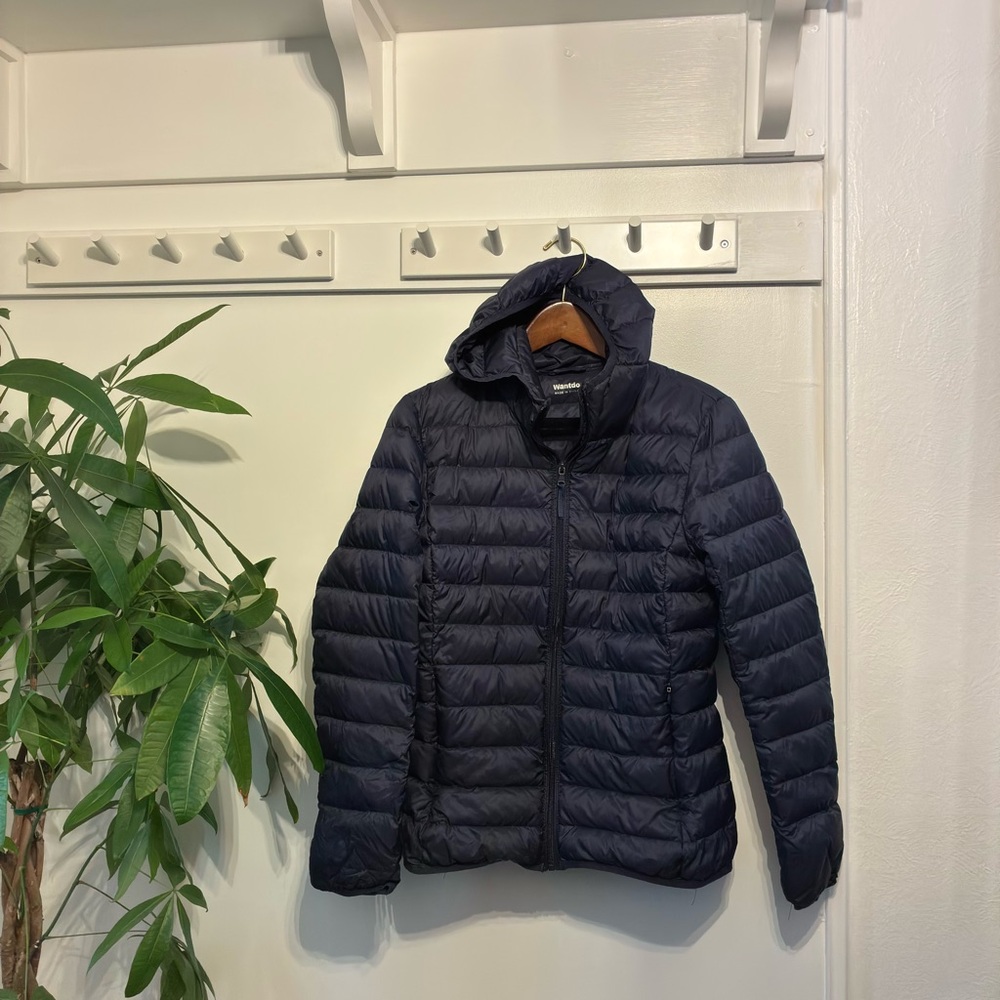 Women’s Navy Puffer Jacket